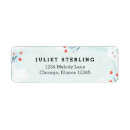 Search for wonderland return address labels Blue