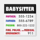 Search for phone number magnets Babysitter