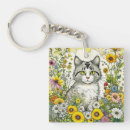 Search for gray yellow square key rings White