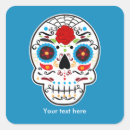 Search for blue sugar skulls stickers Halloween