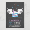 Search for rock a bye baby shower invitations Guitar
