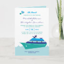 Search for cruise wedding invitations Boat