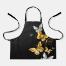 Search for butterfly print aprons Black
