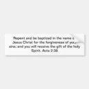 Search for baptism bumper stickers God