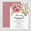 Search for roses engagement party invitations Boho