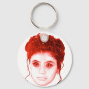 Search for zombie girl key rings Halloween