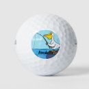 Search for fishing golf balls Cartoon
