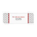 Search for black dots return address labels Baby shower