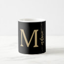Search for black monogrammed mugs Trendy