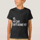 Search for mechanic kids tshirts Car