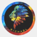 Search for king of the jungle stickers Watercolor