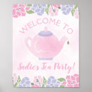 Search for tea welcome party signs Watercolor