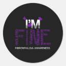 Search for fibromyalgia warrior stickers Purple
