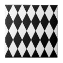 Search for harlequin pattern tiles Black and white