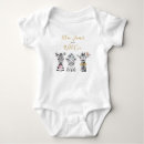 Search for wild one baby bodysuits Safari animals