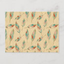 Search for feather pattern postcards Boho