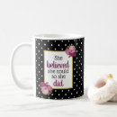 Search for believe mugs Black and white