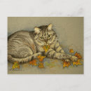 Search for thanksgiving cat postcards Kitty