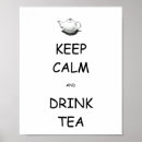 Search for keep calm and drink tea Black