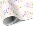 Search for sister wrapping paper Best sister ever