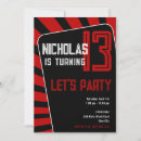 Search for 13th boy birthday invitations Trendy