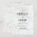 Search for black marble wedding invitations Chic