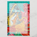 Search for butterflies stationery paper Animals