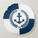 Search for nautical round cushions Navy