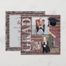 Search for brick red invitations Vintage