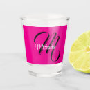 Search for hot pink barware Black and white