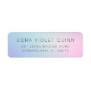 Search for purple ombre return address labels Blue