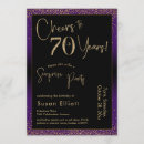 Search for to 70 years invitations Party