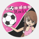 Search for pink soccer ball stickers Girly