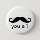 Search for moustache badges White