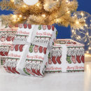 Search for christmas stocking wrapping paper Santa