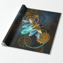 Search for insect wrapping paper Blue