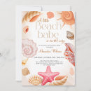 Search for beach babe invitations Seashell