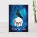 Search for skull halloween cards Blue