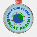 Search for environmental christmas tree decorations Global warming