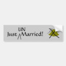 Search for just married bumper stickers Humour