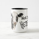 Search for black and white cow mugs Cows