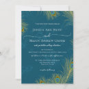 Search for peacock feather wedding invitations Teal