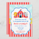 Search for big top circus tent invitations Animals