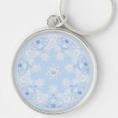 Search for blue snowflake key rings Elegant