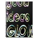 Search for glow in the dark notebooks Light
