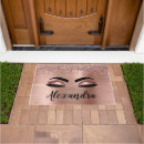 Search for eyelash doormats Glitter
