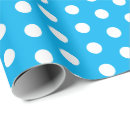 Search for polka dots wrapping paper Light blue