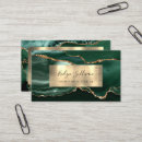 Search for green emerald gold business cards Elegant
