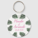 Search for tropical wedding key rings Palm tree