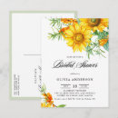 Search for rustic sunflower bridal shower invitations Botanical